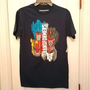 Transformers T-Shirt Navy Adult Size Small (NWT)